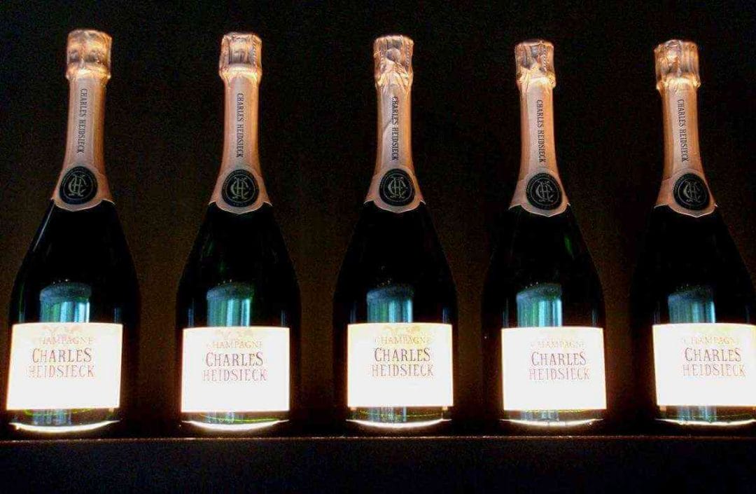 charles heidsieck champagner flasche