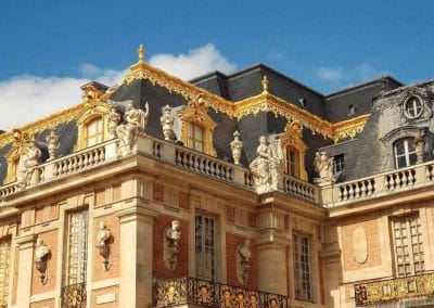 Das Schloss von Versailles in Frankreich.