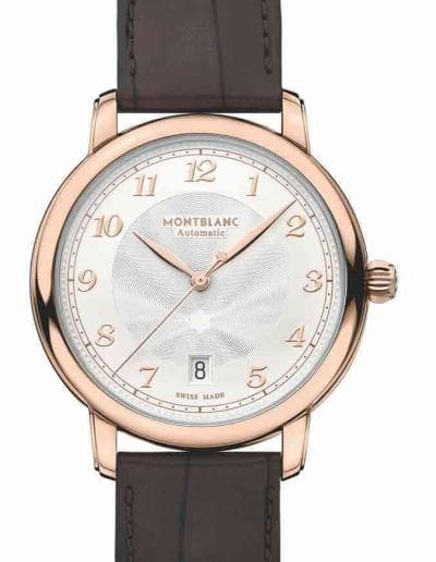 montblanc star legacy automatic date 39mm red gold brown id 117579 eur 6 750